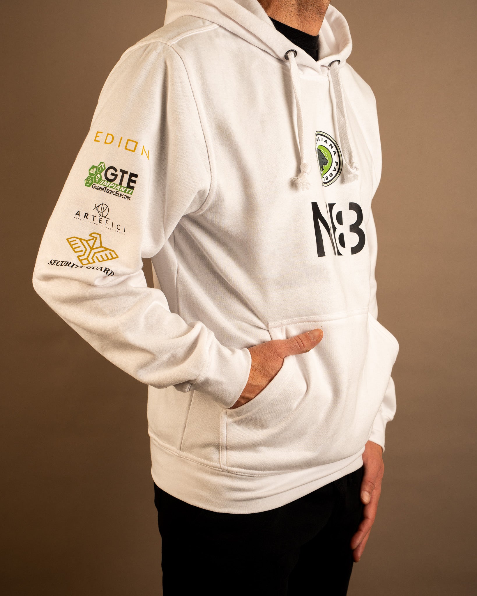 HOODY FELPA CON CAPPUCCIO - AGLIANA PADEL CLUB