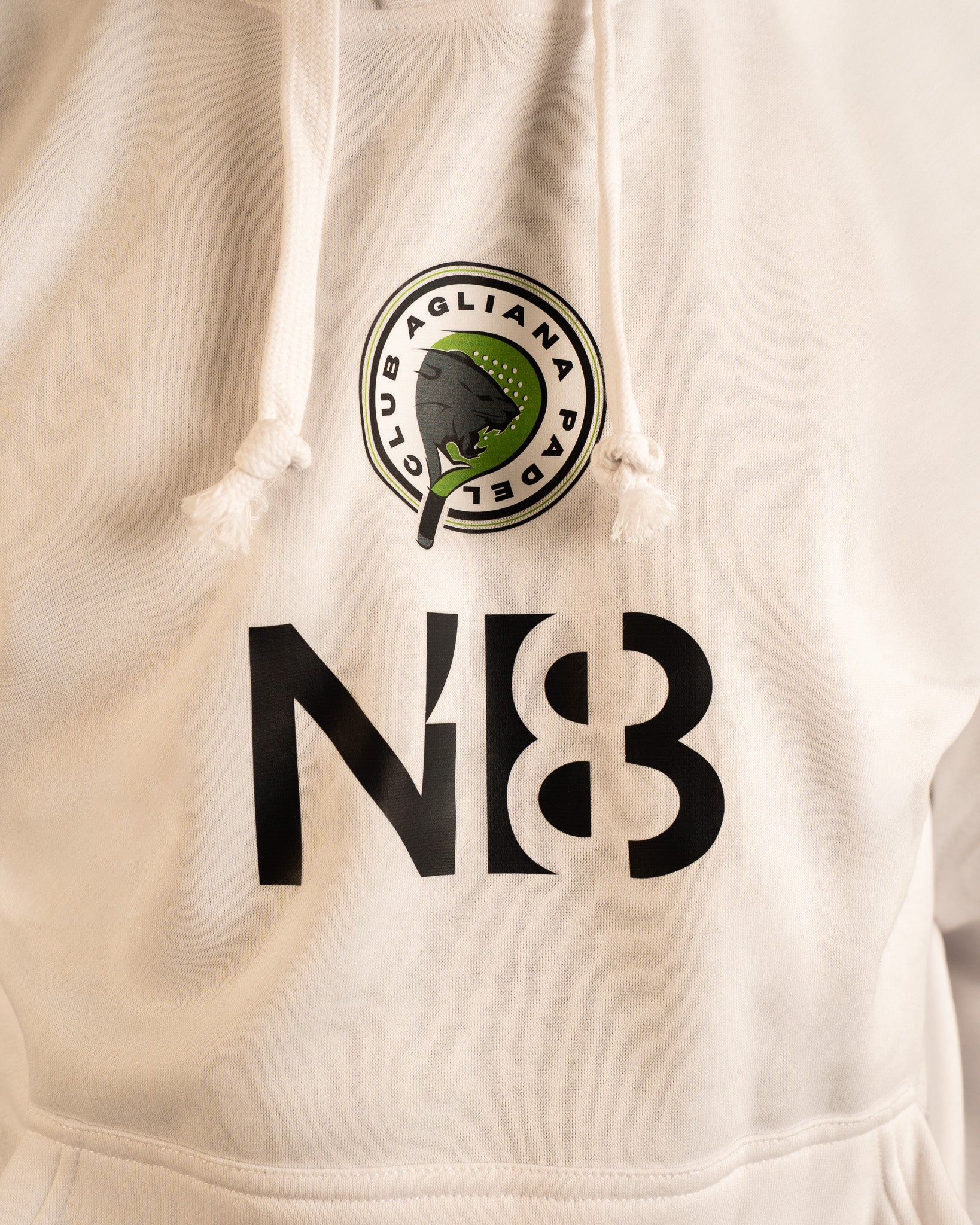 HOODY FELPA CON CAPPUCCIO - AGLIANA PADEL CLUB