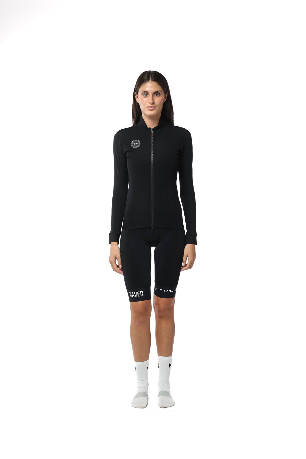 ANGLIRU — MAGLIA LUNGA FELPATA — NERO