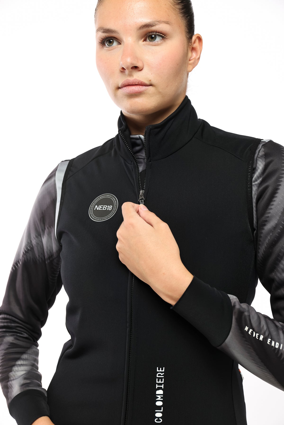 COLOMBIERE — GILET INVERNALE — NERO