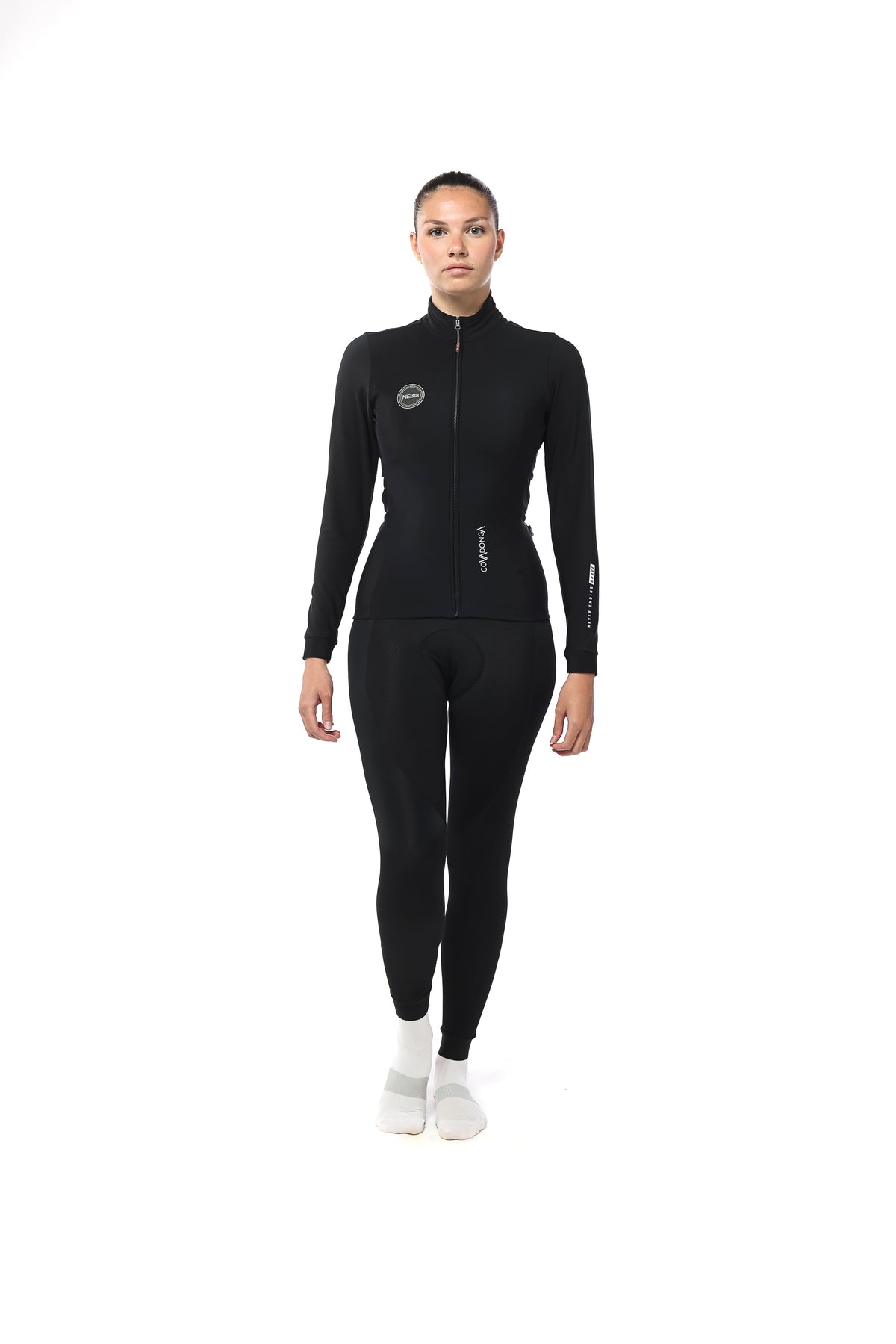 COVADONGA — MAGLIA MANICA LUNGA INVERNALE — BLACK 1
