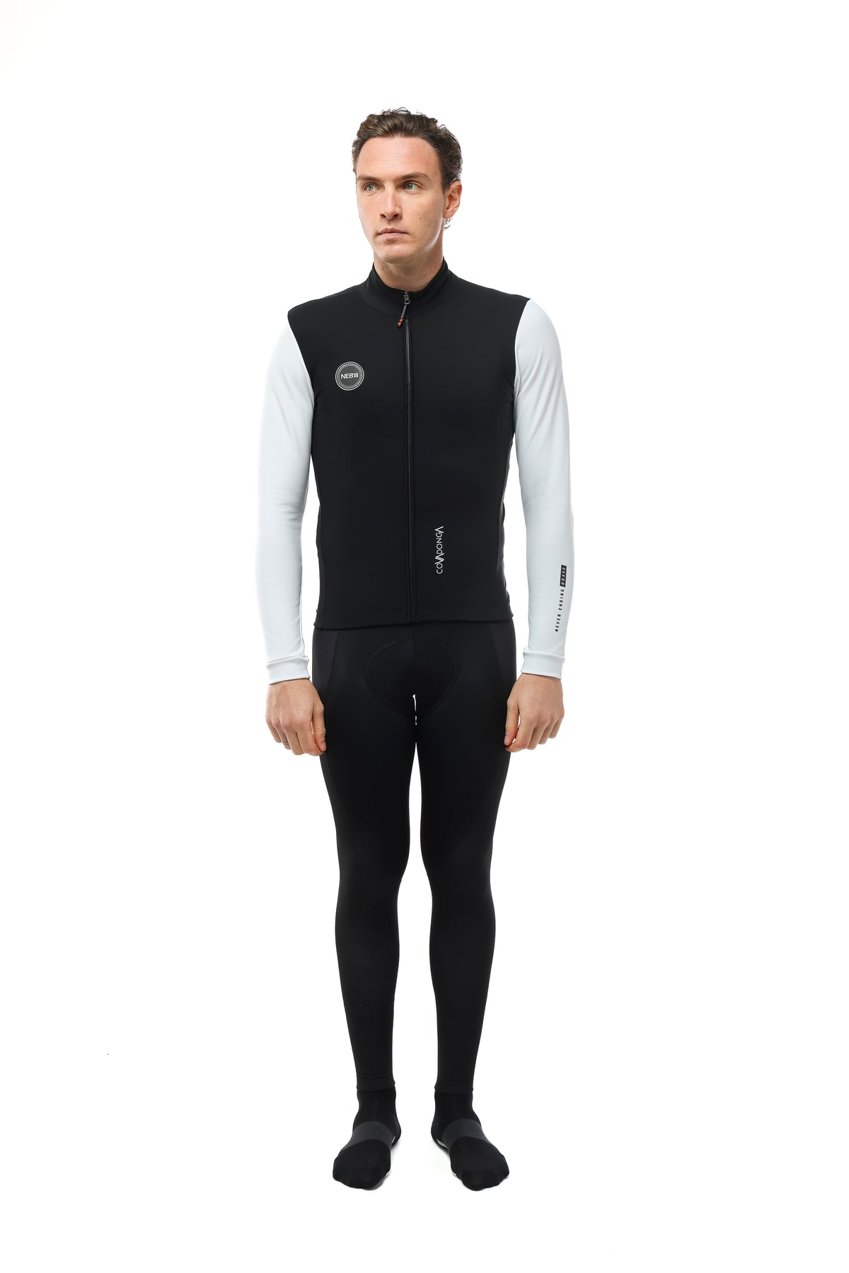 COVADONGA — MAGLIA MANICA LUNGA INVERNALE — BLACK 2