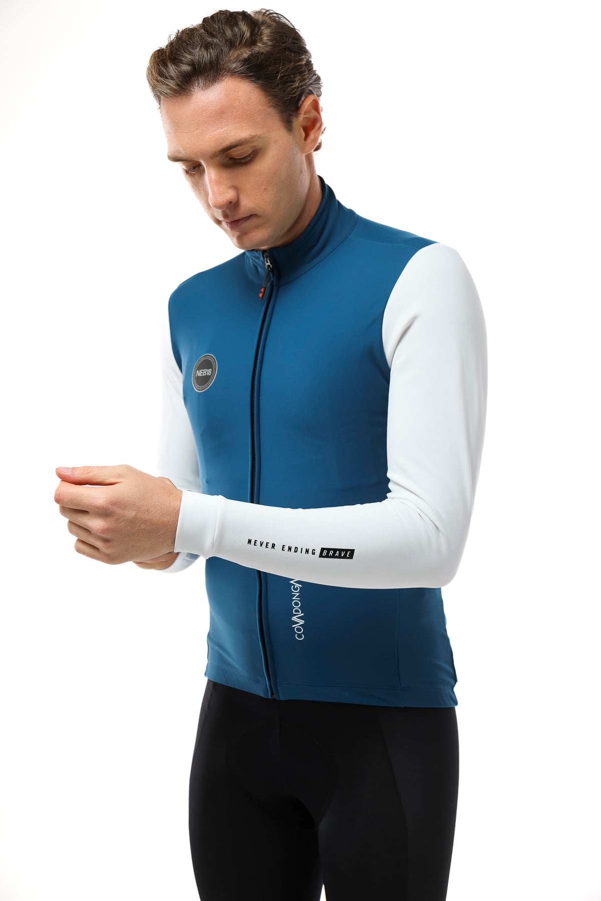 COVADONGA — MAGLIA MANICA LUNGA INVERNALE — PETROLEUM 2