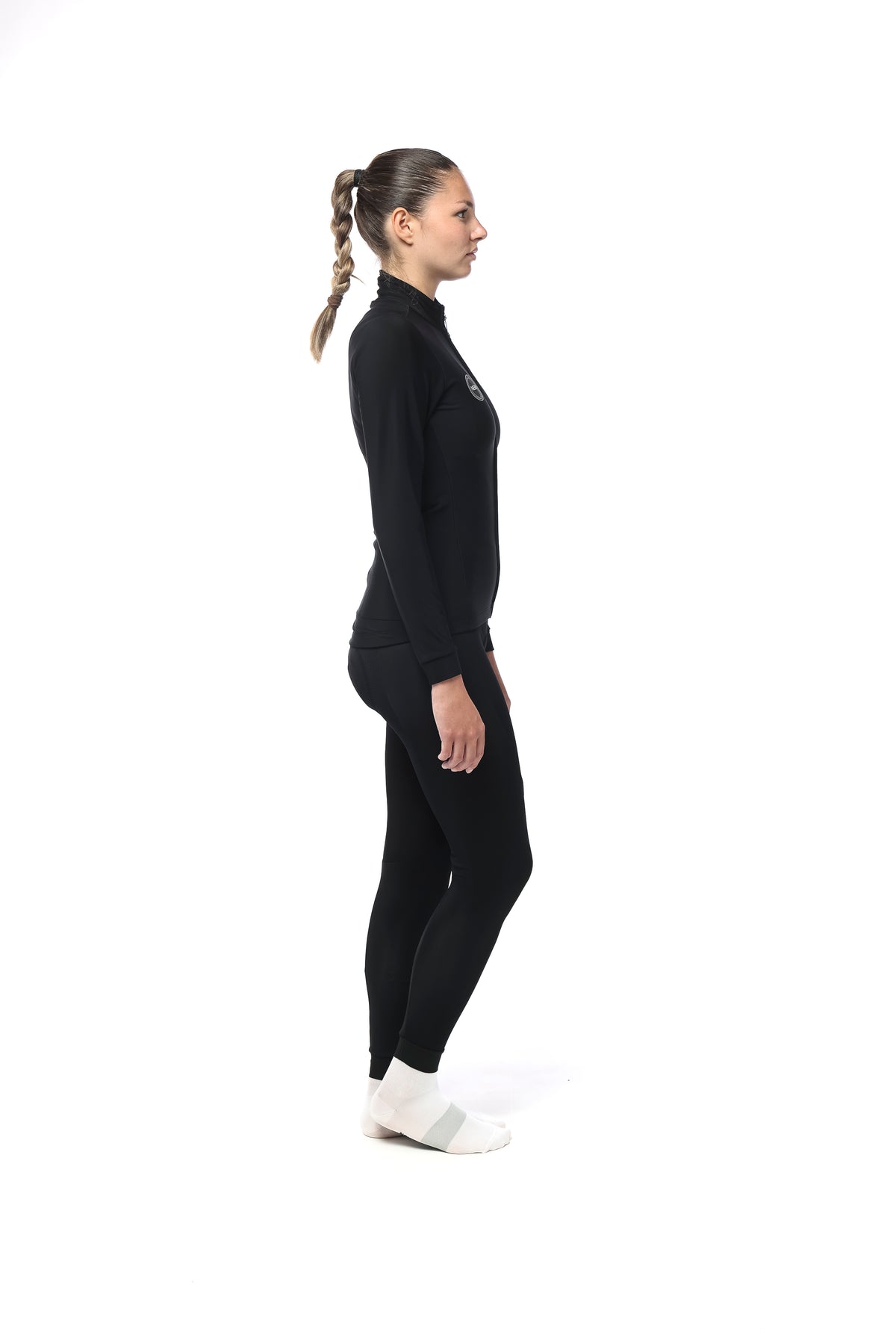 COVADONGA — MAGLIA MANICA LUNGA INVERNALE — BLACK 1