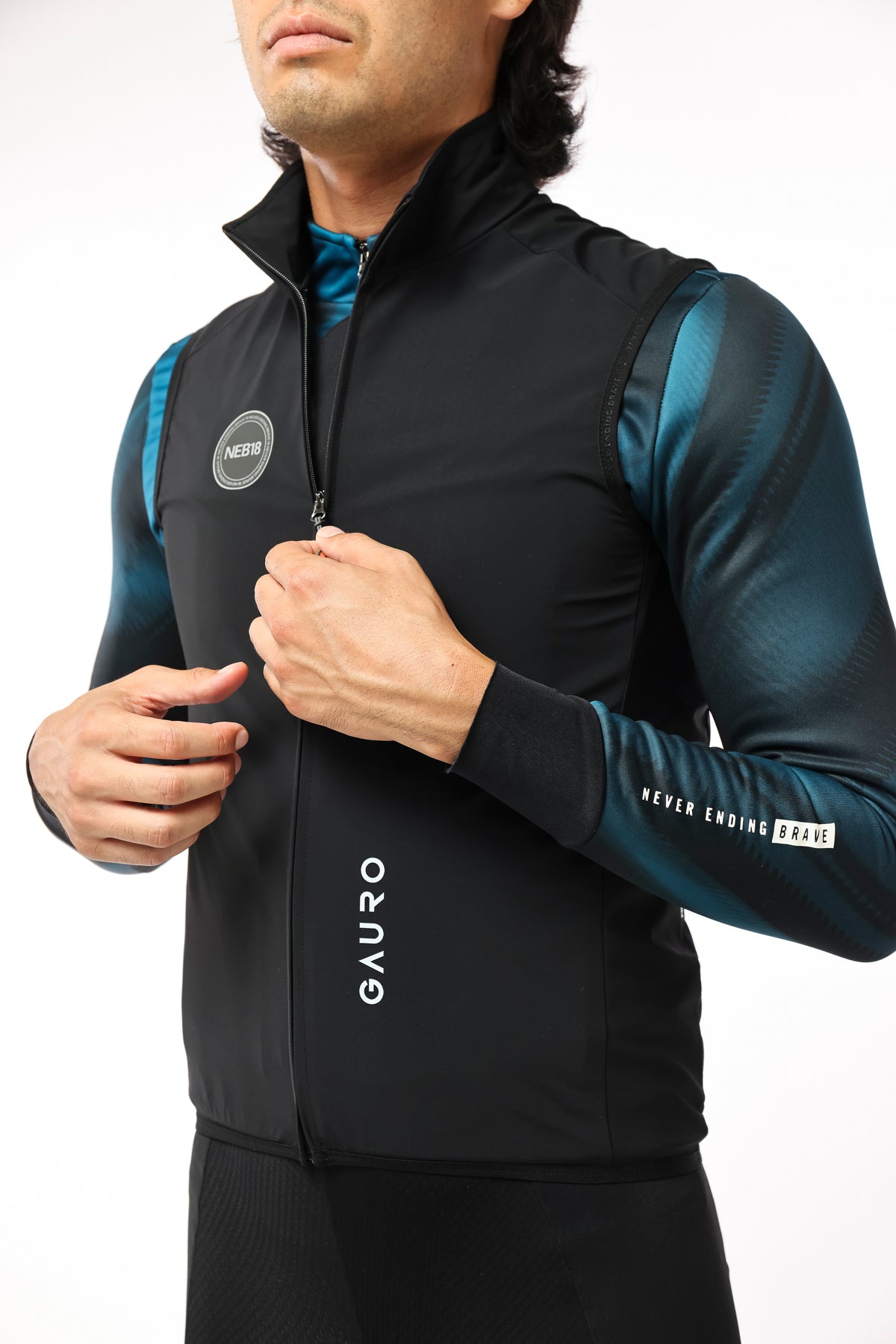 GAURO — GILET FOUR SEASON — NERO